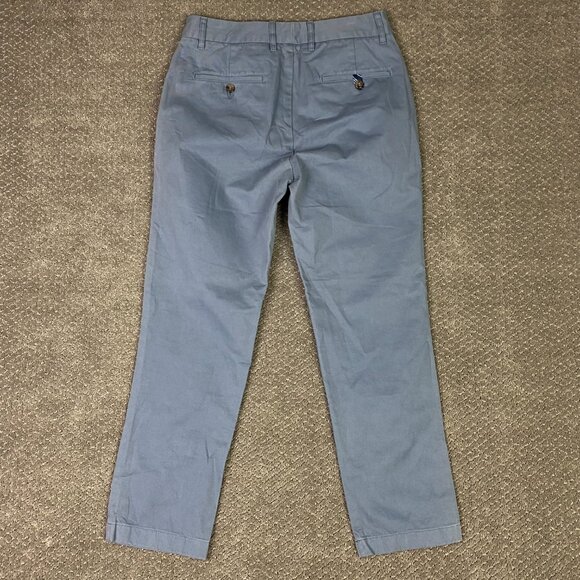 Peter Manning Classic Fit Chino Pants Men's 29 x 27 Actual 29 x 26.5 Blue Cotton - Picture 3 of 14